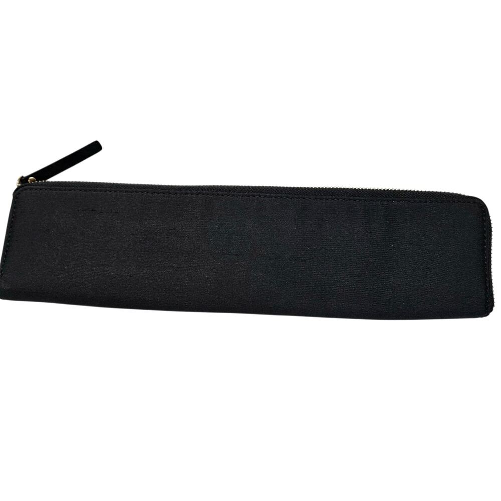 Kate Spade Rare Black Satin Evening Clutch - Picture 2 of 6